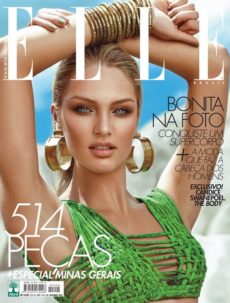 Candice Swanepoel in photoshoot for Elle Magazine Brazil September 2012